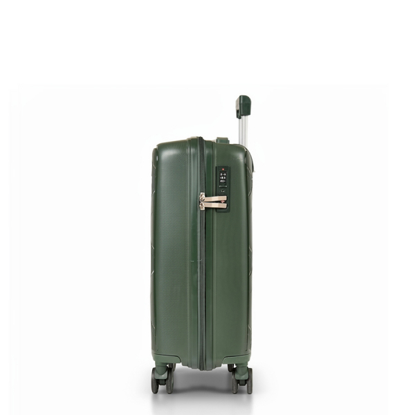 small suitcase polypropylene dark green 0161580