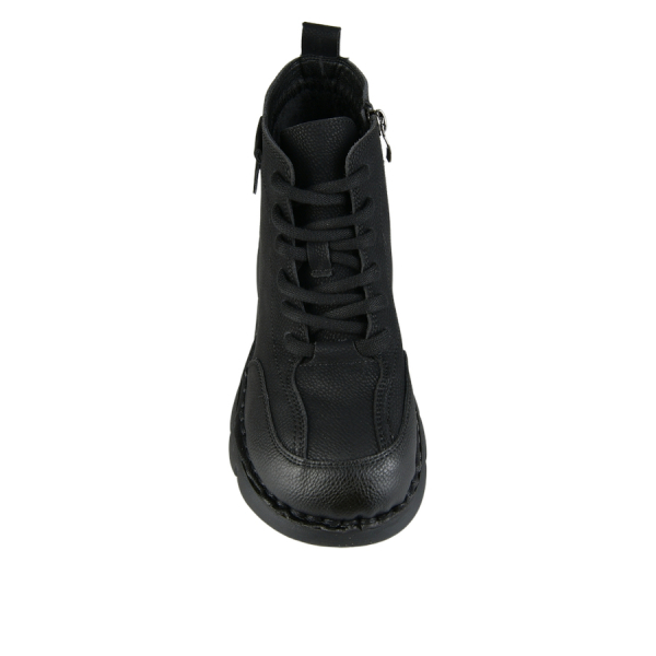 lady's boots genuin leather black 0162850