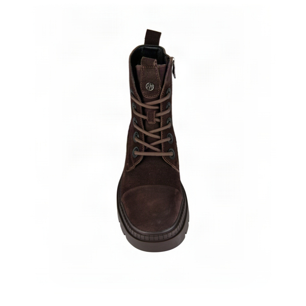 lady's boots genuin leather brown 0162667