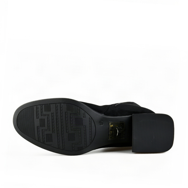 lady's high boots textile black 0162425