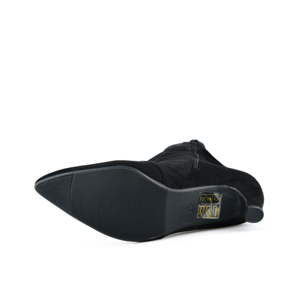lady's high boots textile black 0162570