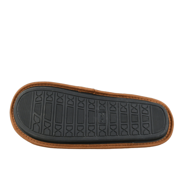 men's slippers eco leather/textile brown 0162078