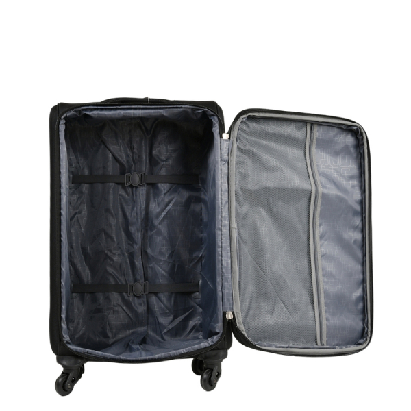 medium suitcase textile black 0163712