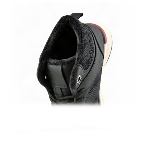 men's boots synthetic leather black 0162603