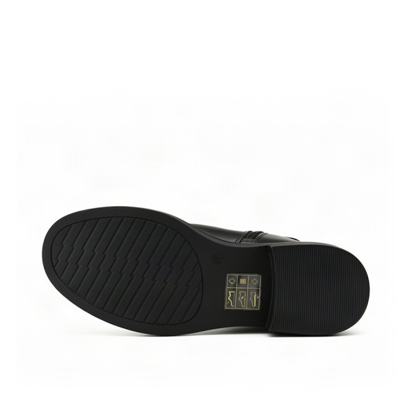 lady's high boots synthetic leather black 0162797
