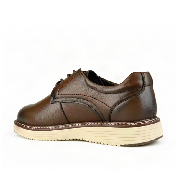 men's shoes genuin leather dark brown 0162951