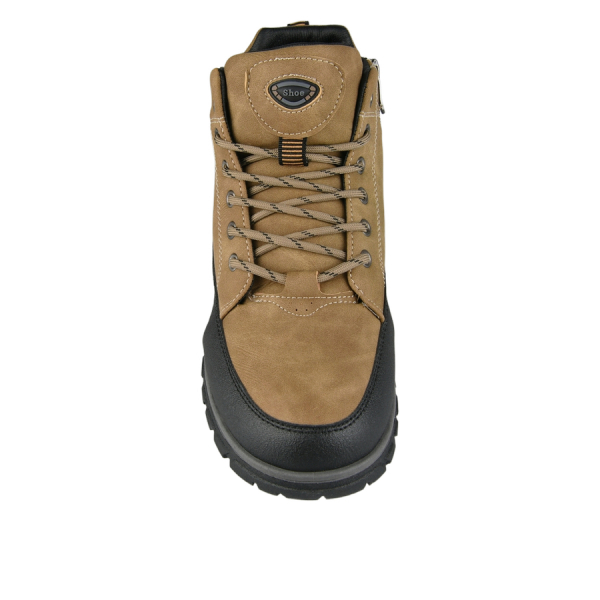 men's boots synthetic leather brown 0162967