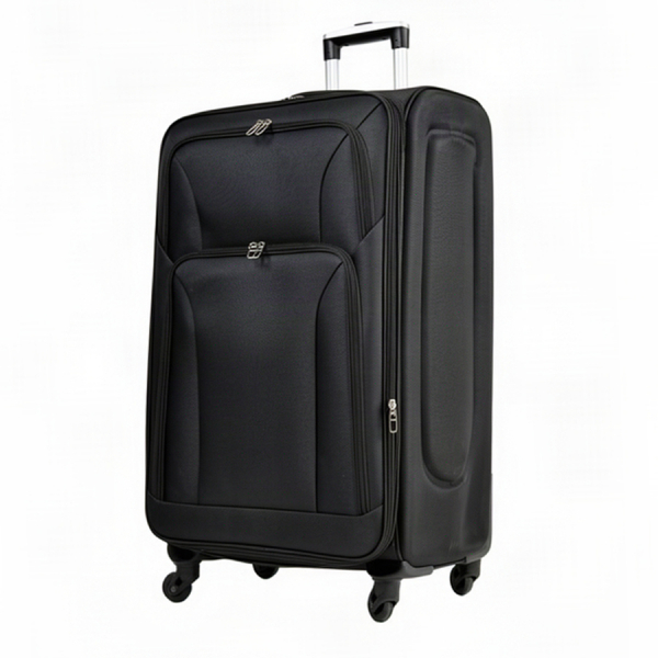 big suitcase textile black 0163713
