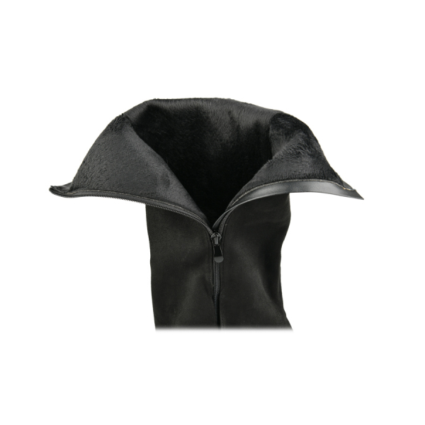 lady's high boots textiles black 0162021