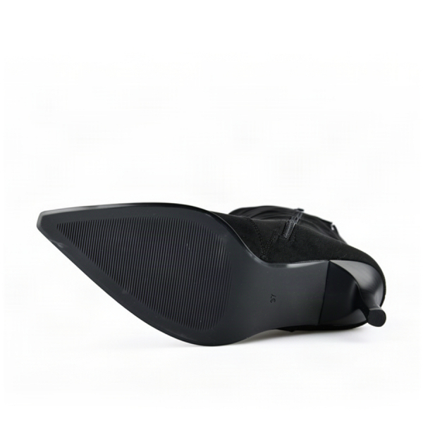 lady's high boots textile black 0163222