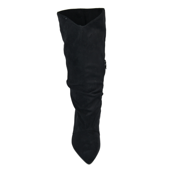 lady's high boots textile black 0162570