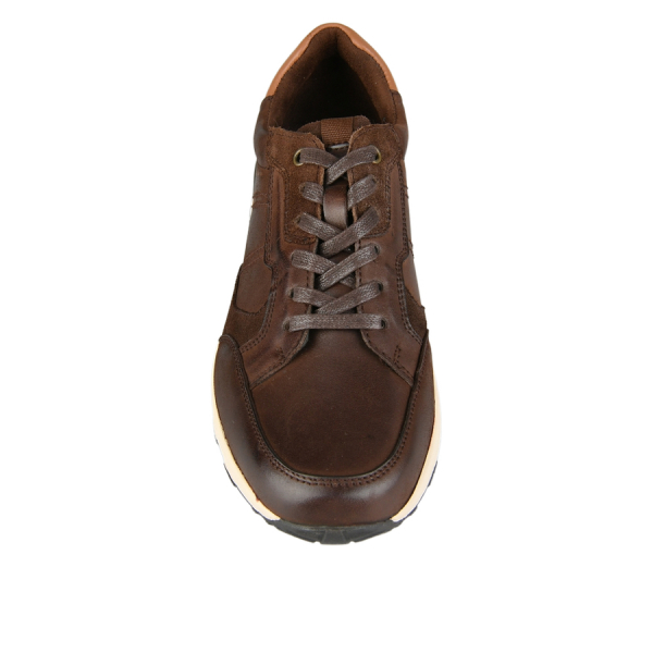 men's sneakers genuin leather brown 0162962