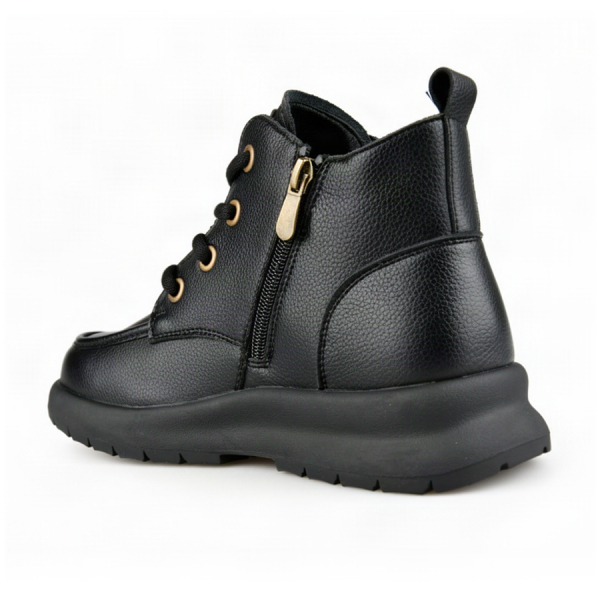 lady's boots genuin leather black 0162856