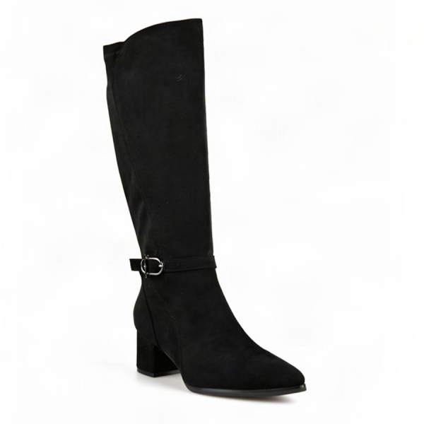 lady's high boots textile black 0162573