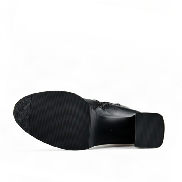 lady's high boots synthetic leather black 0162098