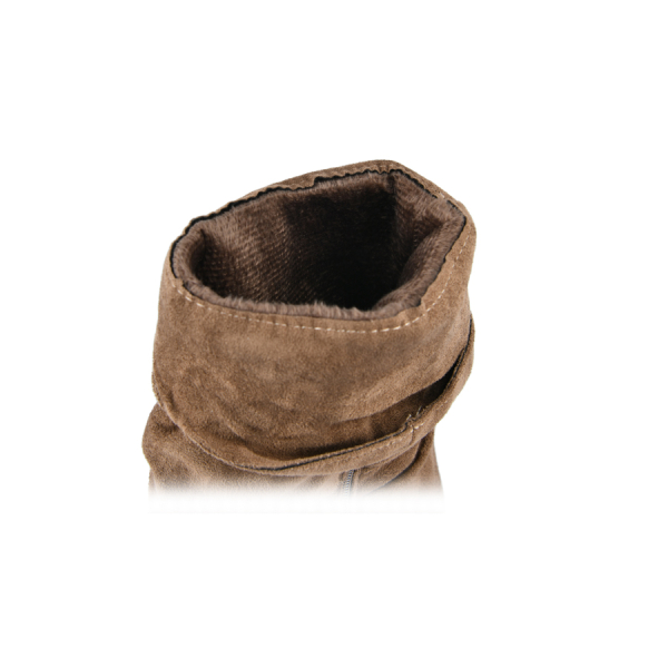 lady's high boots textile light brown 0162571