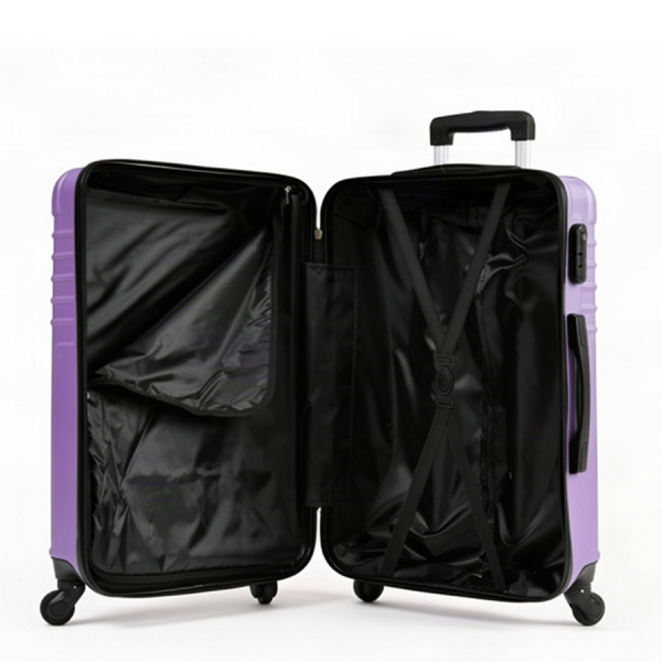 medium suitcase ABS plastic  purple 0163679