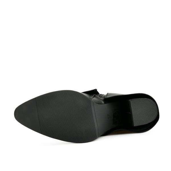 lady's boots synthetic leather black 0162023