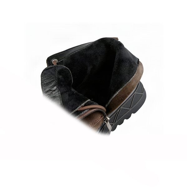 lady's boots genuin leather brown 0163069
