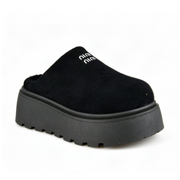 lady's clogs textiles black 0163374