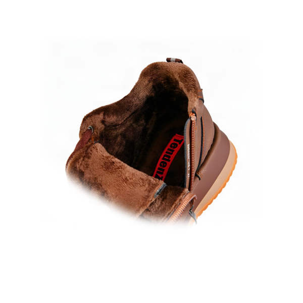 lady's boots genuin leather dark brown 0162873
