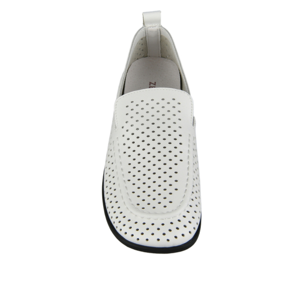 lady's shoes genuin leather white 0164118