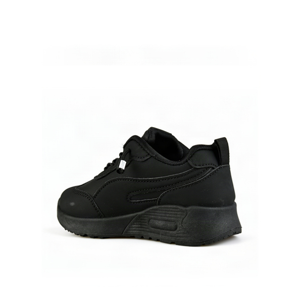 kids sneakers synthetic leather black 0164179