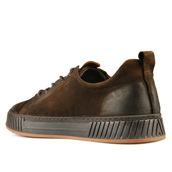 men's shoes genuin leather brown 0164208
