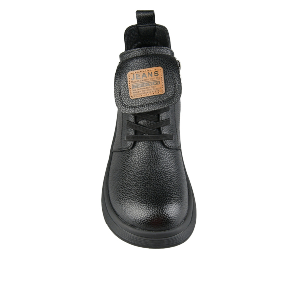 lady's boots genuin leather black 0162860