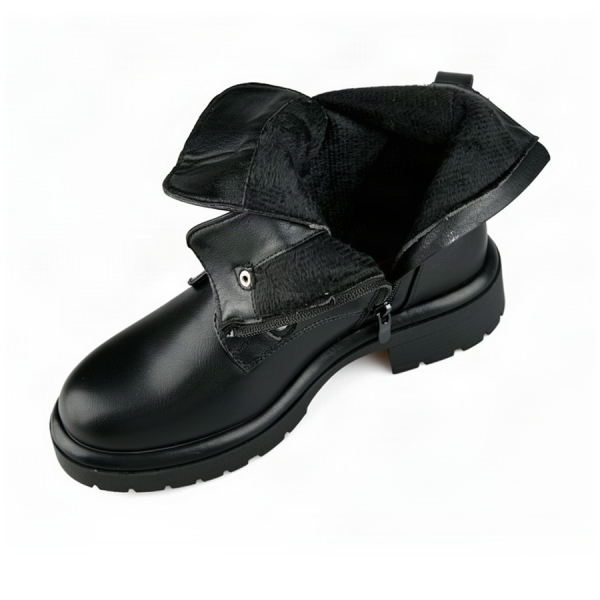 lady's boots synthetic leather black 0162441