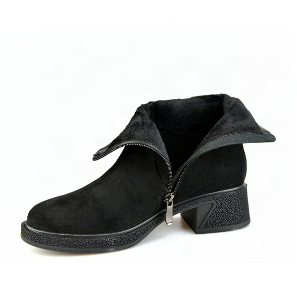 lady's boots textile black 0163396