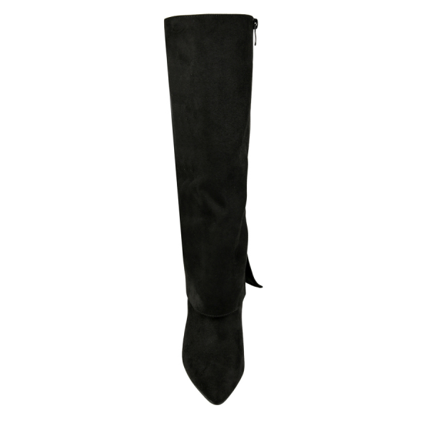 lady's high boots textiles black 0162021