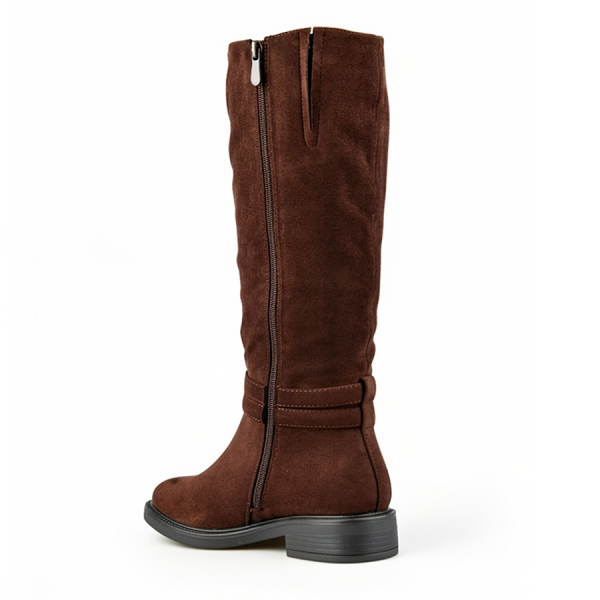 lady's high boots textiles brown 0162800