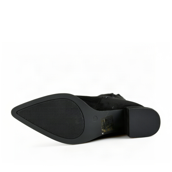 lady's high boots textile black 0162494