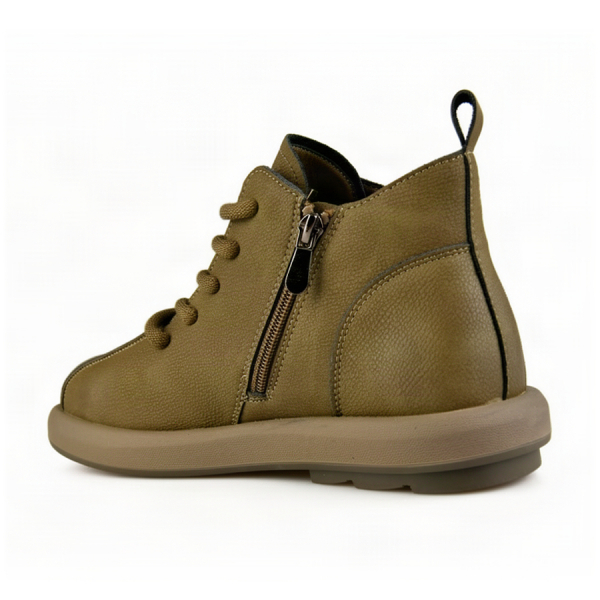 lady's boots genuin leather green 0162849