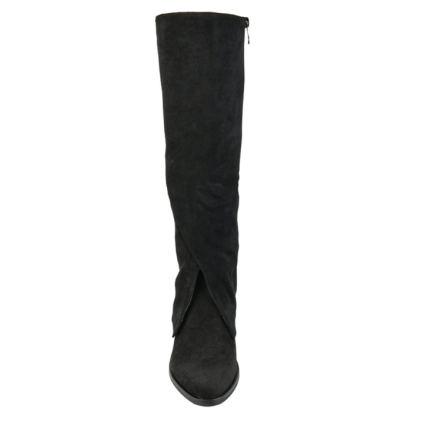 lady's high boots textiles black 0162837