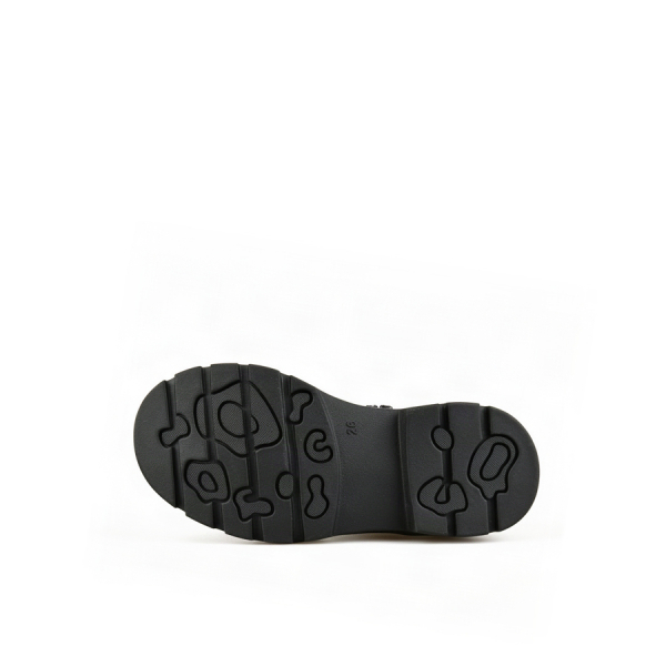 kids boots synthetic leather black 0162557