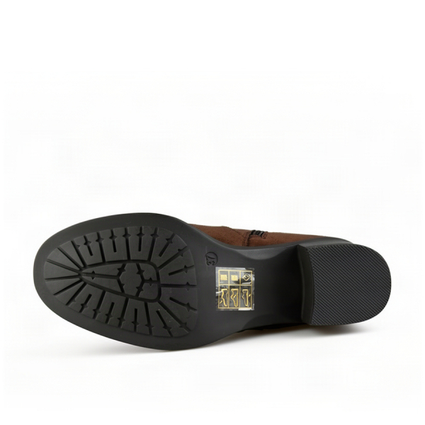 lady's boots textile brown 0162517