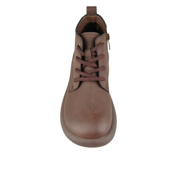 lady's boots genuin leather dark brown 0162862