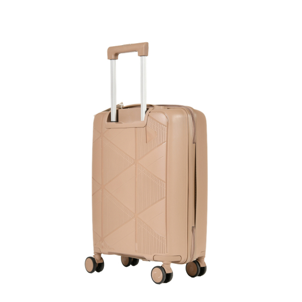 small suitcase polypropylene light brown 0161586