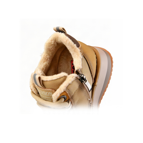 lady's boots genuin leather beige 0162874