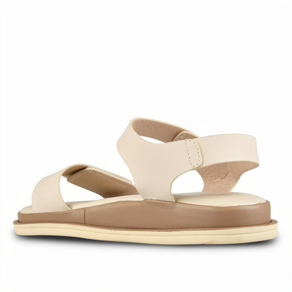 lady's sandals synthetic leather white 0161179