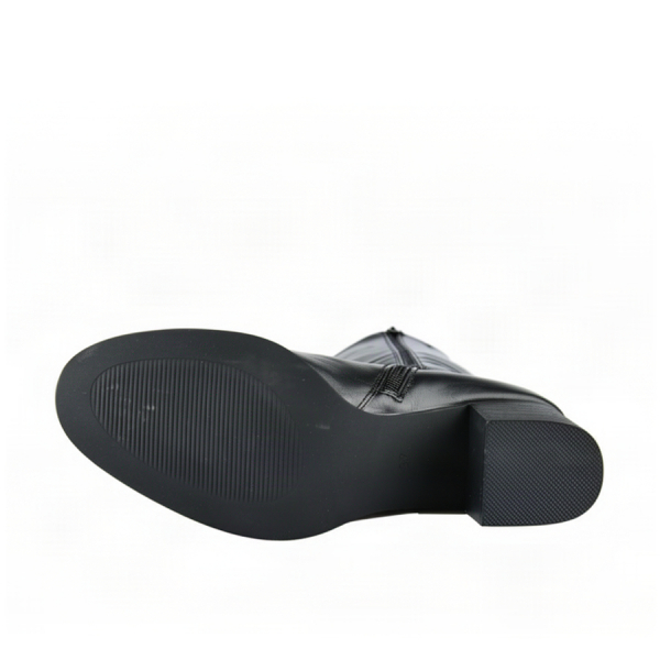 lady's high boots synthetic leather black 0162922