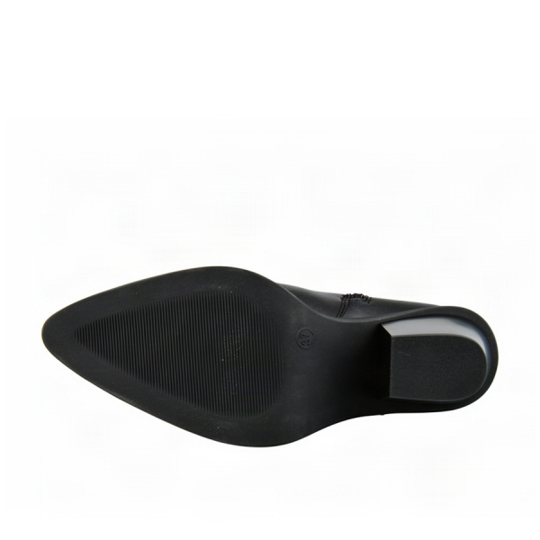 дамски боти естествена кожа черни 0162650