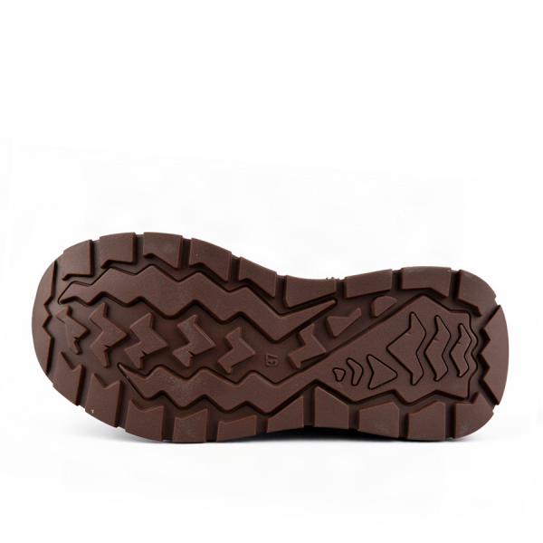 lady's boots genuin leather dark brown 0162867