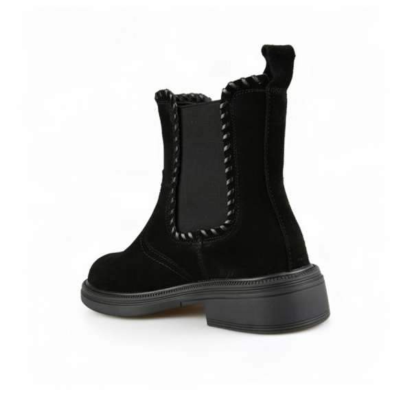 lady's boots genuin leather black 0162673