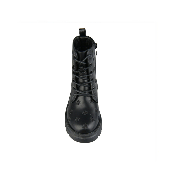 kids boots synthetic leather black 0162543