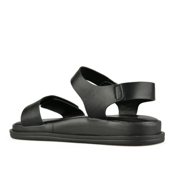 lady's sandals synthetic leather black 0161178