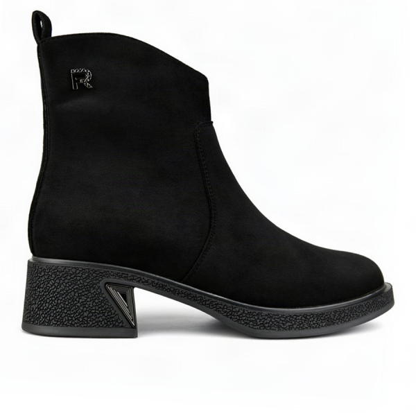lady's boots textile black