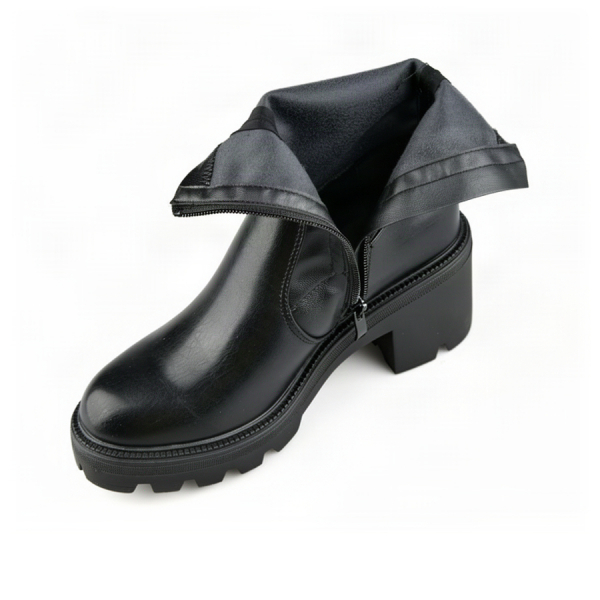 lady's boots synthetic leather black 0163200